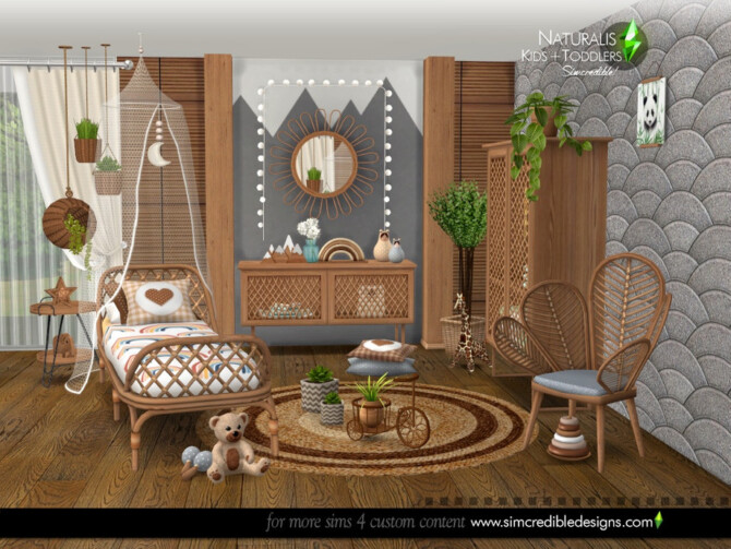 Sims 4 Naturalis Kids room by SIMcredible at TSR