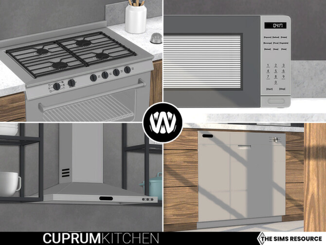 Sims 4 Cuprum Kitchen Appliances and more by wondymoon at TSR