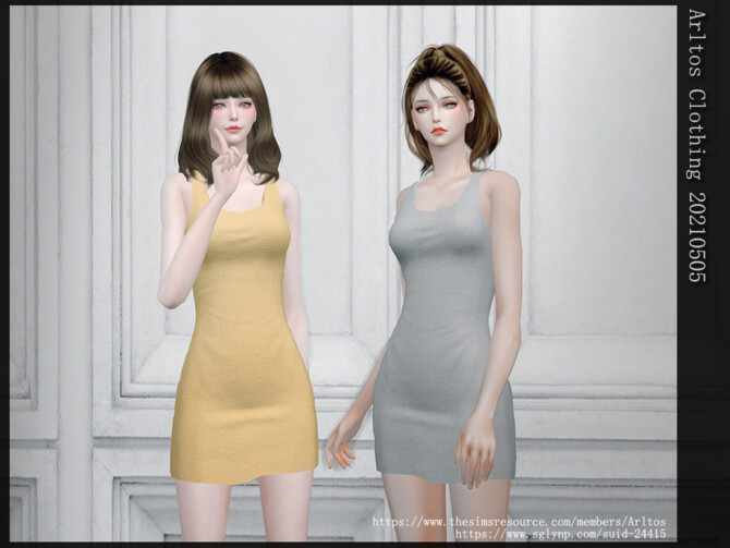 Sims 4 Dress 20210505 by Arltos at TSR