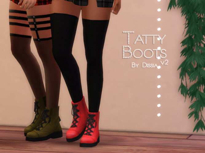 Tatty Boots V2 By Dissia