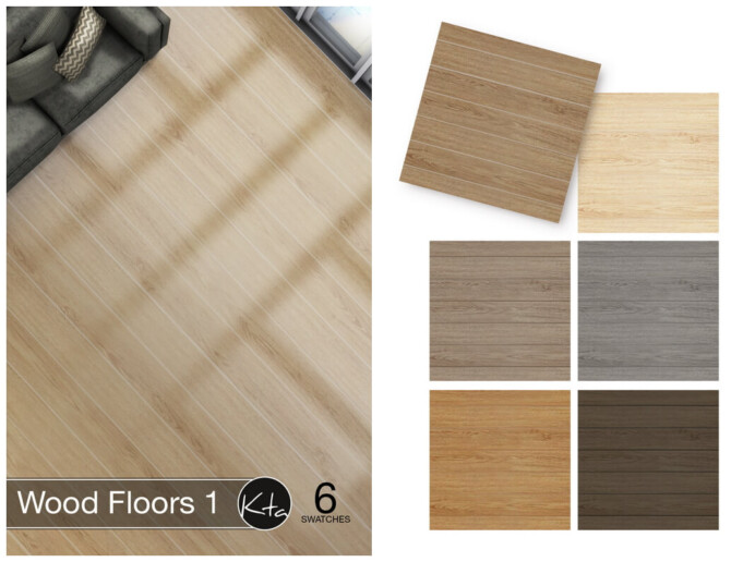 Sims 4 Wood Floors 1 at Ktasims