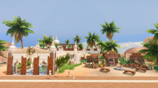 Sims 4 Arabiadorable Tea and Bathhouse by bradybrad7 at Mod The Sims 4