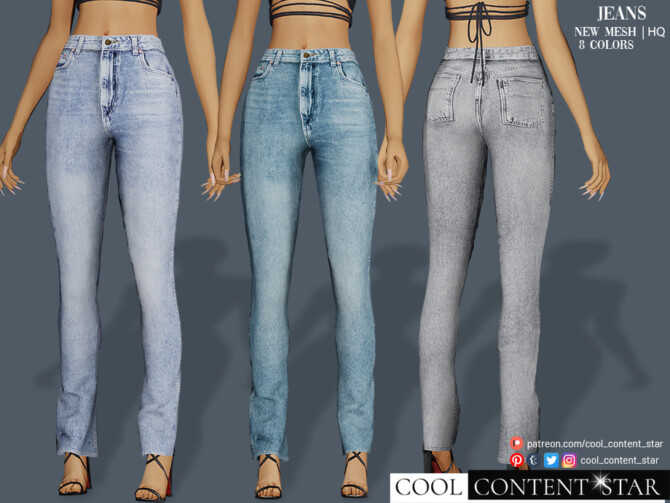 Sims 4 High Jeans by sims2fanbg at TSR