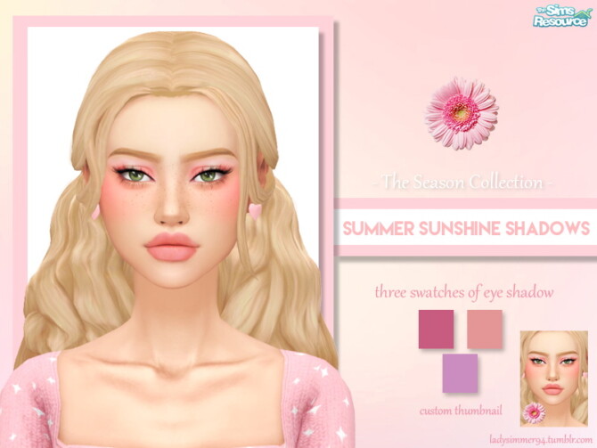 Sims 4 Summer Sunshine Shadows by LadySimmer94 at TSR