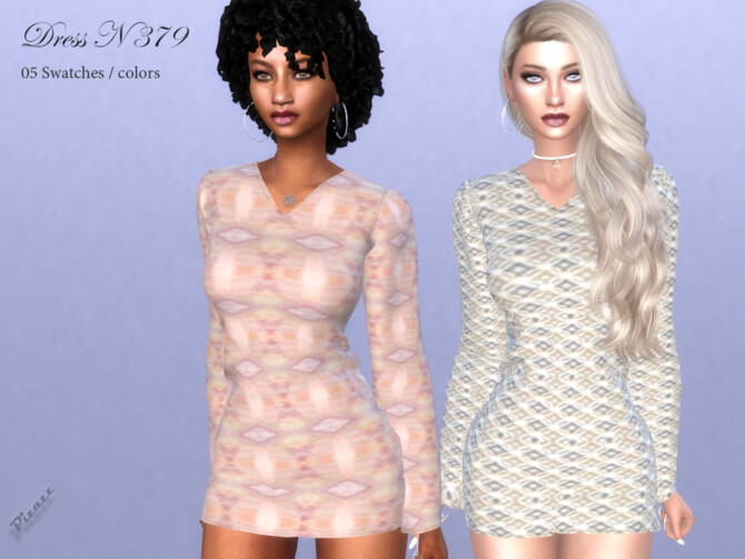 Sims 4 DRESS N 379 by pizazz at TSR