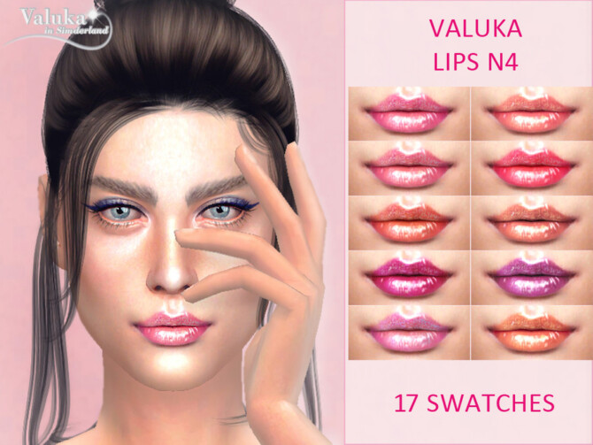 Sims 4 Lips N4 by Valuka at TSR