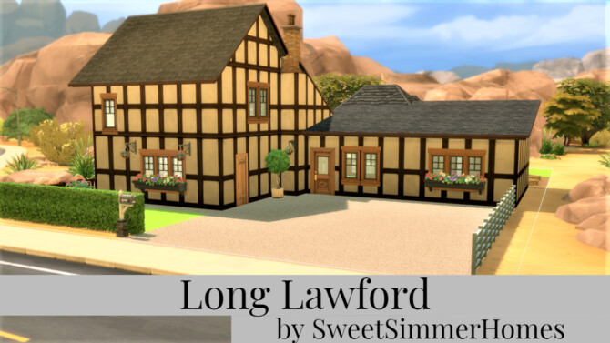 Sims 4 Long Lawford by SweetSimmerHomes at Mod The Sims 4