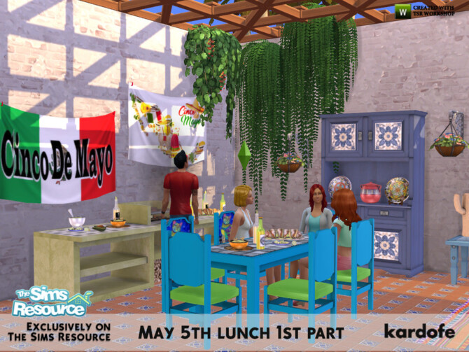 May 5th lunch by kardofe at TSR » Sims 4 Updates