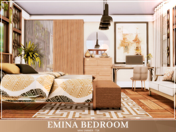 Emina Bedroom by Mini Simmer at TSR » Sims 4 Updates