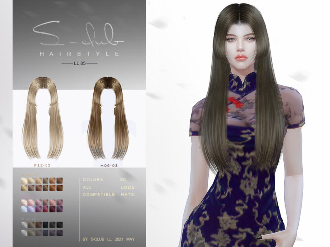 Asian Hair Style N85 By S-club Ll