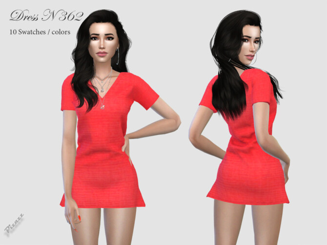 Sims 4 DRESS N 362 by pizazz at TSR