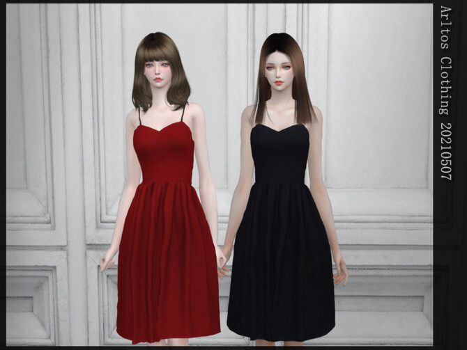 Sims 4 Dress 20210507 by Arltos at TSR