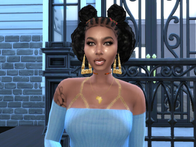 Sims 4 Braided Wonder Hair by drteekaycee at TSR