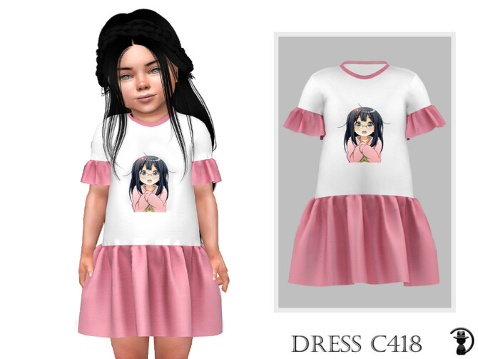Sims 4 Dress C418 by turksimmer at TSR
