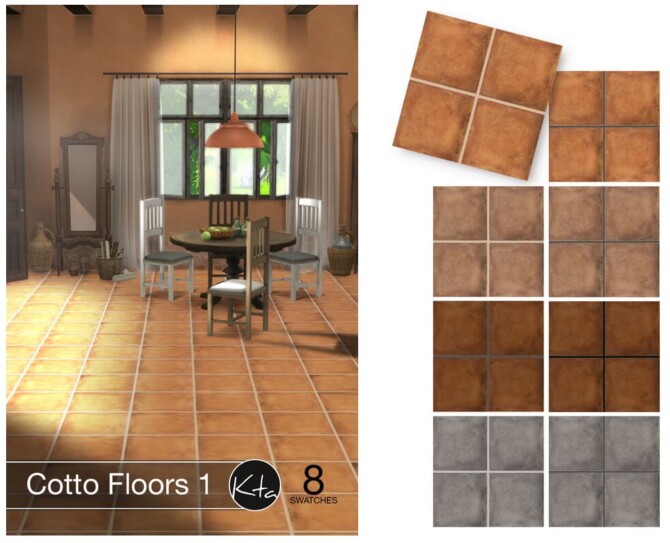 Sims 4 Cotto Floors 1 at Ktasims