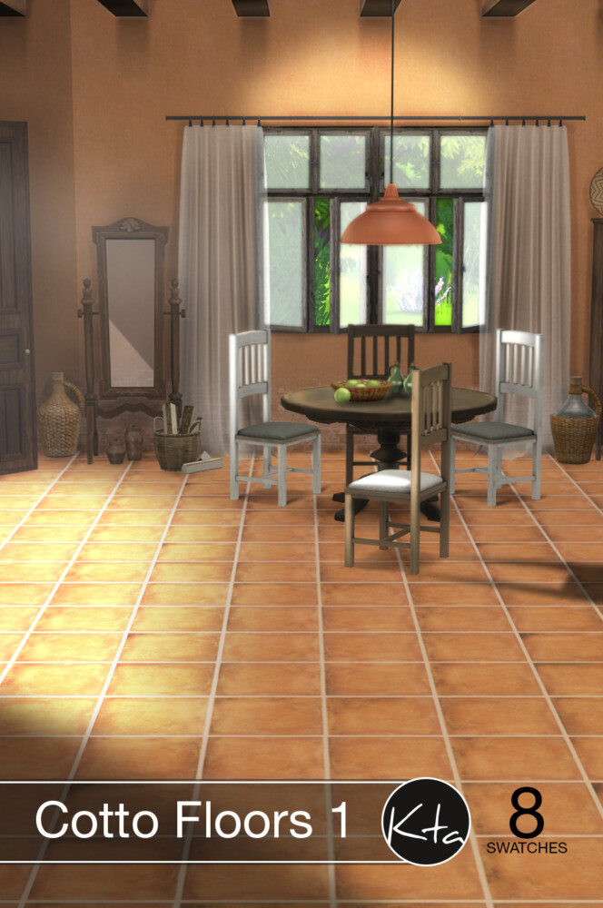 Sims 4 Cotto Floors 1 at Ktasims