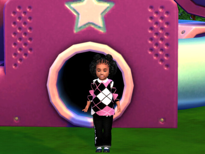 Sims 4 Braided Wonder Hair Toddler by drteekaycee at TSR