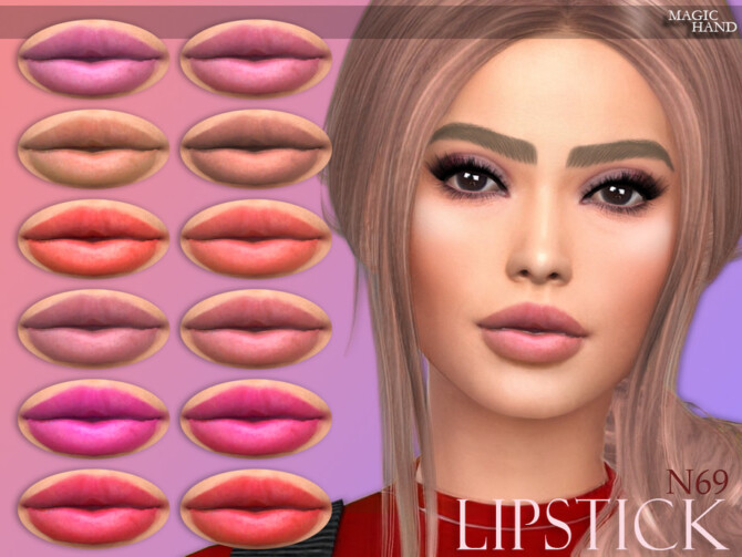 Sims 4 Lipstick N69 by MagicHand at TSR
