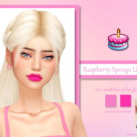 Raspberry Sponge Lip Gloss By Ladysimmer94
