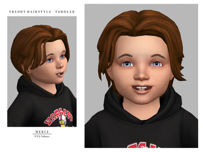 Sims 4 Freddy Hairstyle Toddler by Merci at TSR
