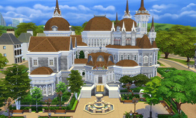 Sims 4 Britechester Library by plumbobkingdom at Mod The Sims 4
