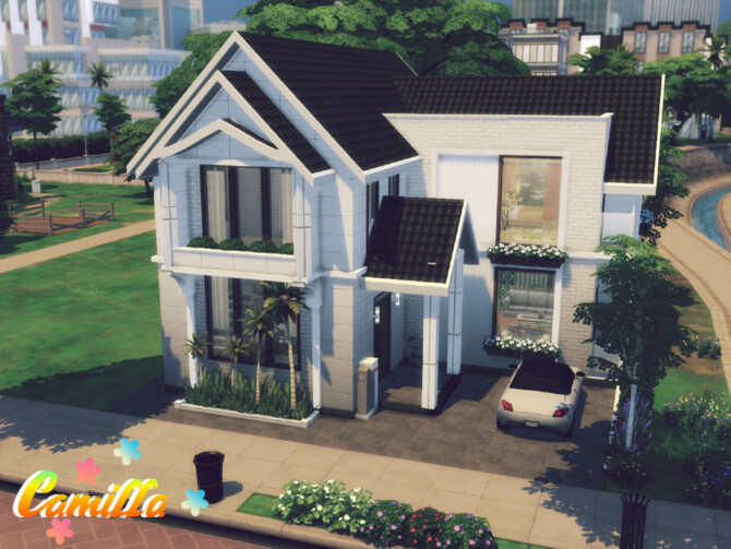 Sims 4 Camilla house by GenkaiHaretsu at TSR