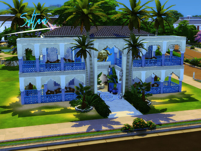 Sims 4 Sultan house by GenkaiHaretsu at TSR