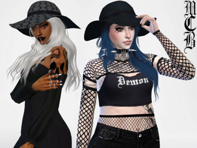 Sims 4 Witchy Hat by MaruChanBe at TSR