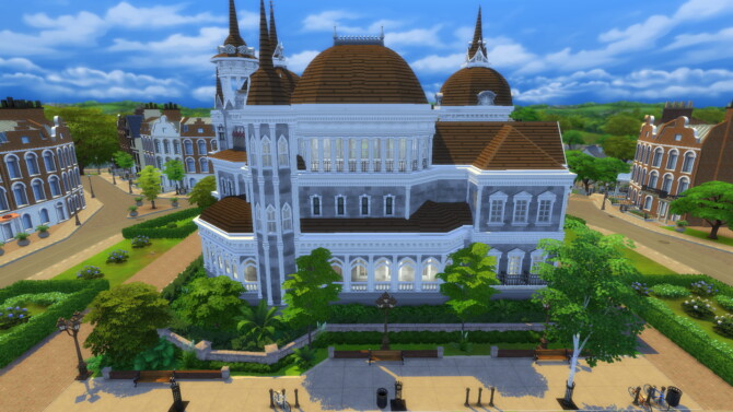 Sims 4 Britechester Library by plumbobkingdom at Mod The Sims 4