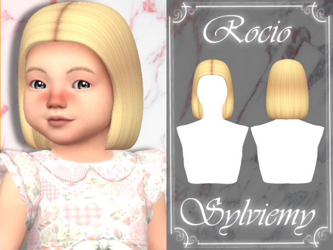 Sims 4 Rocio Hairstyle (Toddler) by Sylviemy at TSR