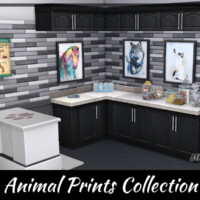 Watercolor Animal Prints Collection