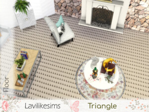 Triangle Floor By Lavilikesims