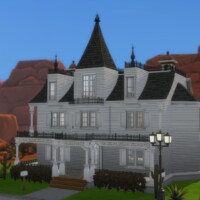 White Gothic Victorian House By Archie