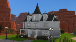 White Gothic Victorian House By Archie