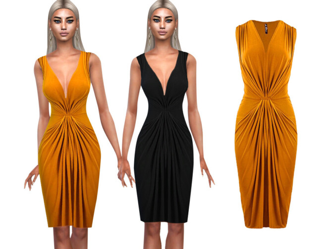 Sims 4 Elegant Formal Dress by Saliwa at TSR