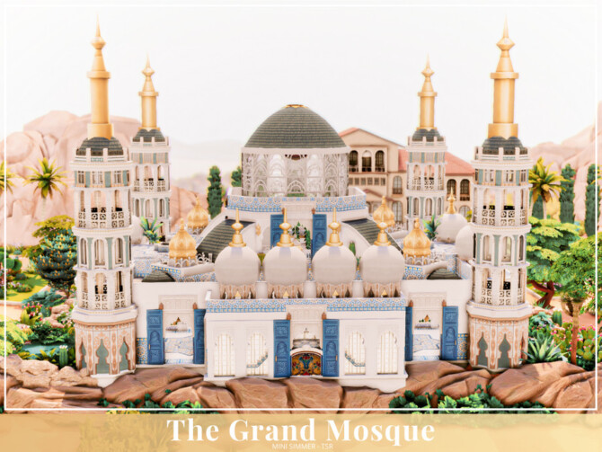Sims 4 The Grand Mosque by Mini Simmer at TSR