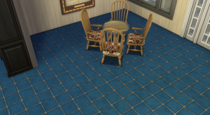 Sims 4 Solid Color Stone Tile Flooring by  Wykkyd at Mod The Sims 4