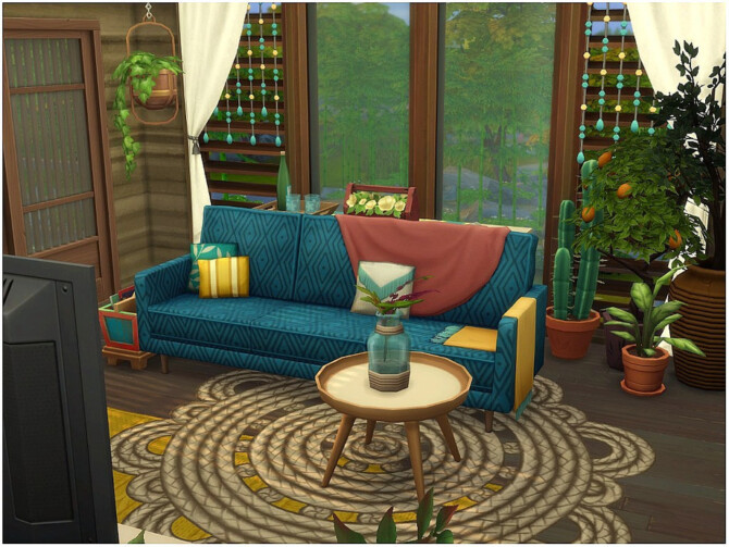 Sims 4 Cozy Treehouse by lotsbymanal at TSR