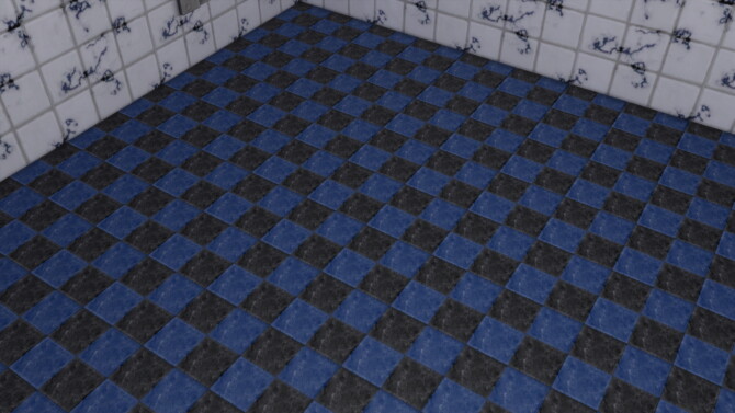Sims 4 Checkerboard Marbelous Marble Flooring Tiles by Wykkyd at TSR