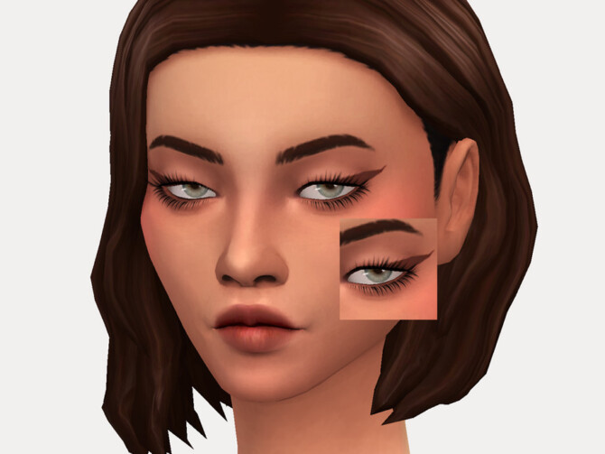 Sims 4 Nutmeg Eyeliner by Sagittariah at TSR