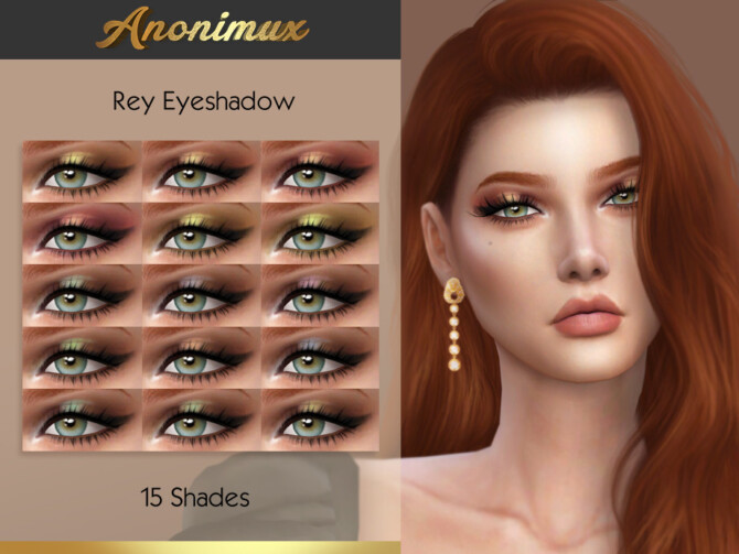 Sims 4 Rey Eyeshadow by Anonimux Simmer at TSR