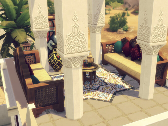 Sims 4 Trip to Egypt lot by GenkaiHaretsu at TSR