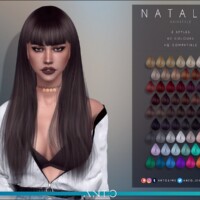 Natalia Hair With Fringe By Anto