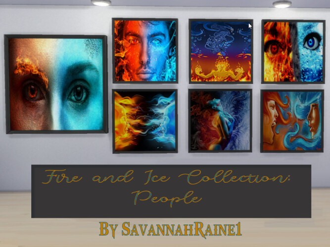 Fire And Ice Collection: People By Savannahraine