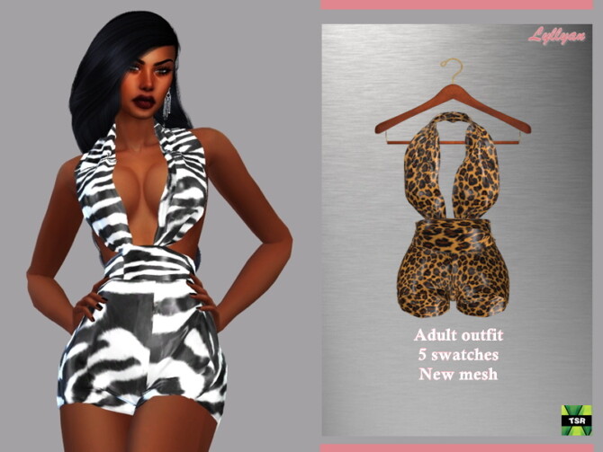 Sims 4 Outfit Paloma by LYLLYAN at TSR
