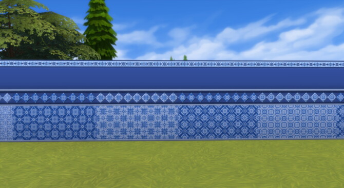 Sims 4 Totally Collection 1   Azulejo & Talavera Tiles by Wykkyd at Mod The Sims 4