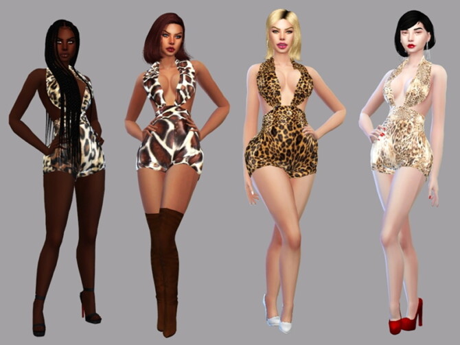 Sims 4 Outfit Paloma by LYLLYAN at TSR