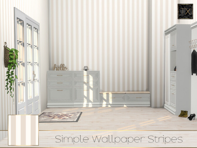 Sims 4 TX Simple Wallpaper set by theeaax at TSR