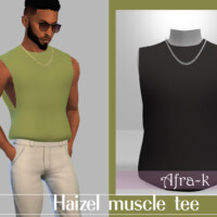 Haizel Muscle Tee By Akaysims