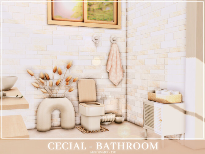 Sims 4 Cecial Bathroom by Mini Simmer at TSR